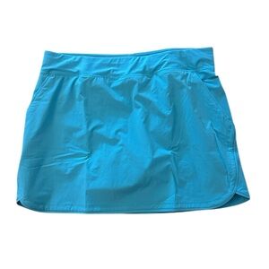 Land’s End Blue Swim Skort with Pockets Women’s Size 18